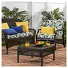 Kensington Garden 17"x44" Outdoor Bench Cushion - 3 of 4