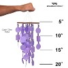 Woodstock Windchimes Aqua Capiz with Wood Beads  Wind Chimes For Outside  Wind Chimes For Garden  Patio  and Outdoor DÃƒÂ©cor  22"L - 2 of 4