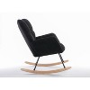 Racxily Teddy Rocking Gilder Nursery Chair For Living Room Indoor - 2 of 4