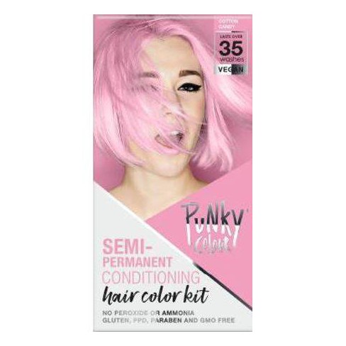 Punky Colour Semi Permanent Hair Color Kit Cotton Candy 3 5oz Target