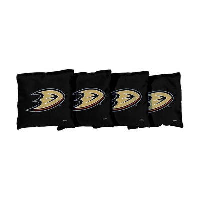 NHL Anaheim Ducks Corn-Filled Cornhole Bags Black - 4pk