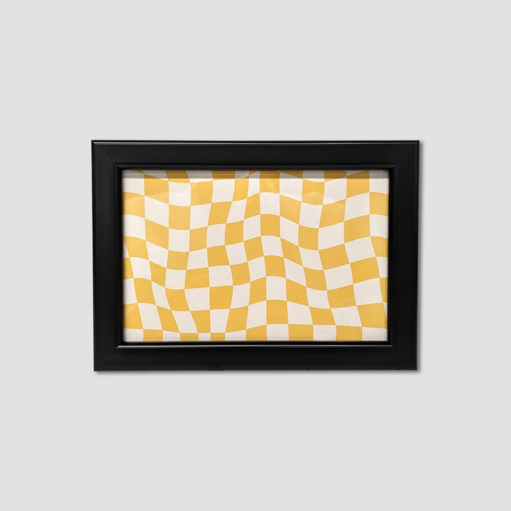 Harbortown 3pk 4"x6" Soft Linear Profile Mini Picture Frames Matte Black