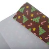 Unique Bargains Gift Wrap Paper Christmas Glossy Coated Paper 27.56"x19.69" 5 Pcs - 4 of 4