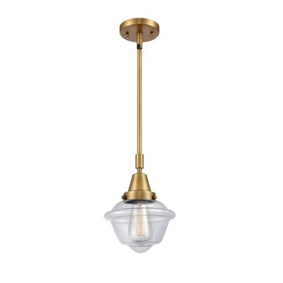 Oxford - 1 Light Stem Hung Mini Pendant In Traditional Style-9.13 Inches Tall and 7.5 Inches Wide
