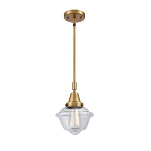 Oxford - 1 Light Stem Hung Mini Pendant In Traditional Style-9.13 Inches Tall and 7.5 Inches Wide - 1 of 1
