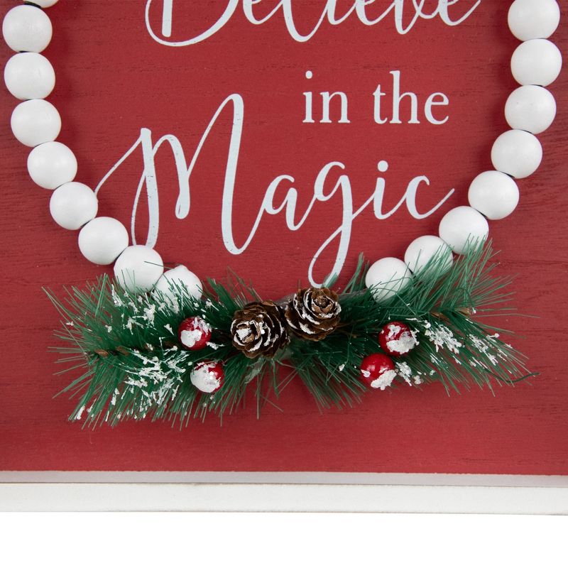 Northlight "Believe in the Magic" Framed Christmas Wall Sign - 9.75", 5 of 8