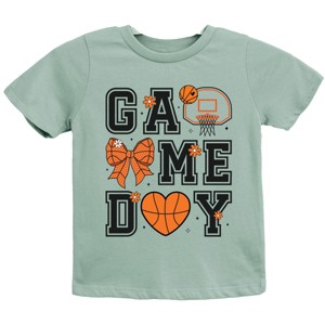 The Juniper Shop Basketball Game Day Coquette Youth Short Sleeve Tee - 1 of 4