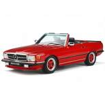1986 Mercedes-Benz R107 500 SL AMG Signal Red Limited Edition to 2000 pieces Worldwide 1/18 Model Car by Otto Mobile