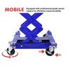 450 LBS Low Profile Transmission Jack - Heavy-Duty Auto Repair Lift with 7-23 Inch Height Range, 2M Safety Straps & 4 Brake Wheels - 4 of 4