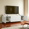 Modern TV Stand for 65+ Inch TVs with 2 Drawers and Storage, Entertainment Center Console Cabinet for Living Room and Bedroom - 2 of 4