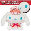 Hello Kitty and Friends 8" Cinnamoroll Plush w Heart Print Outfit - Officially Licensed Sanrio Product - Valentine Gift for Kids, Girls, Boys - 3 of 3