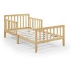 Dronkon Wood Toddler Bed Natural - 3 of 4