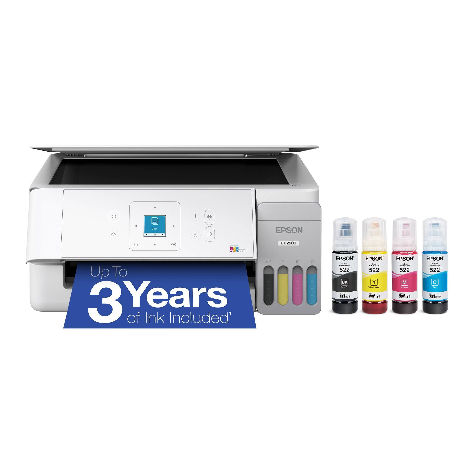 Epson EcoTank ET-2900 Wireless All-in-one Cartridge-Free Supertank Printer - Wi-Fi Apple AirPrint