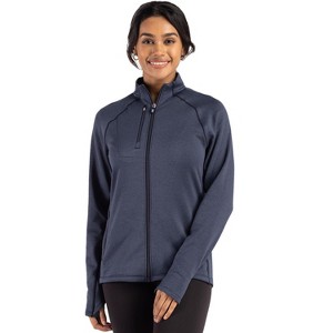 Cutter & Buck Peshastin Fleece Recycled Womens Full Zip Jacket - 1 of 2