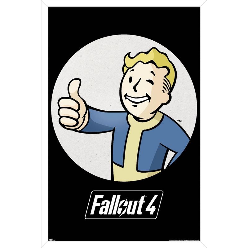 Trends International Fallout - Vault Boy - Thumbs Up Framed Wall Poster Prints, 1 of 7