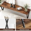 Whizmax 2-Tier Narrow Console Sofa Side Table for Entryway, Hallway, Living Room - 4 of 4