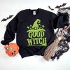 Simply Sage Market Women's Graphic Sweatshirt Good Witch Broom - 3 of 4