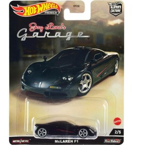 McLaren F1 Black with Red Stripes "Jay Leno’s Garage" Diecast Model Car by Hot Wheels - 1 of 3