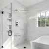 Cobbe Brushed Nickel Wall Mounted Shower Kit with 10-Inch Square Rain Shower Faucet, Tub Faucet, 15.74-Inch Rain Shower Arm and Valve - 2 of 4