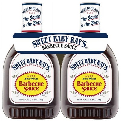 Sweet Baby Ray's Barbecue Sauce, 40oz (Pack of 2)