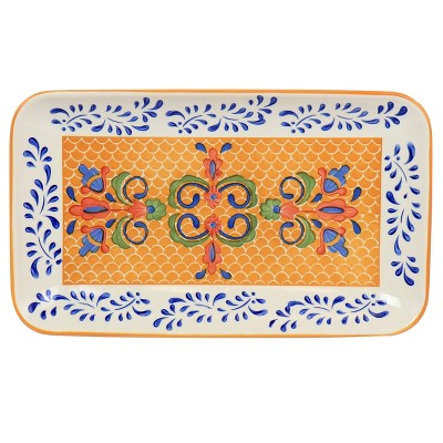 Laurie Gates Hand Painted Tierra Stoneware Serving Platter : Target