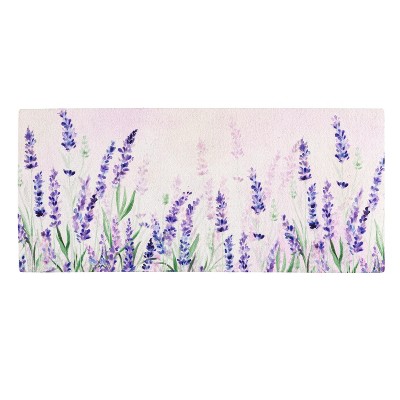 Evergreen Lavender Fields Sassafras Indoor Outdoor Switch Doormat 1'10"x10" Multicolored