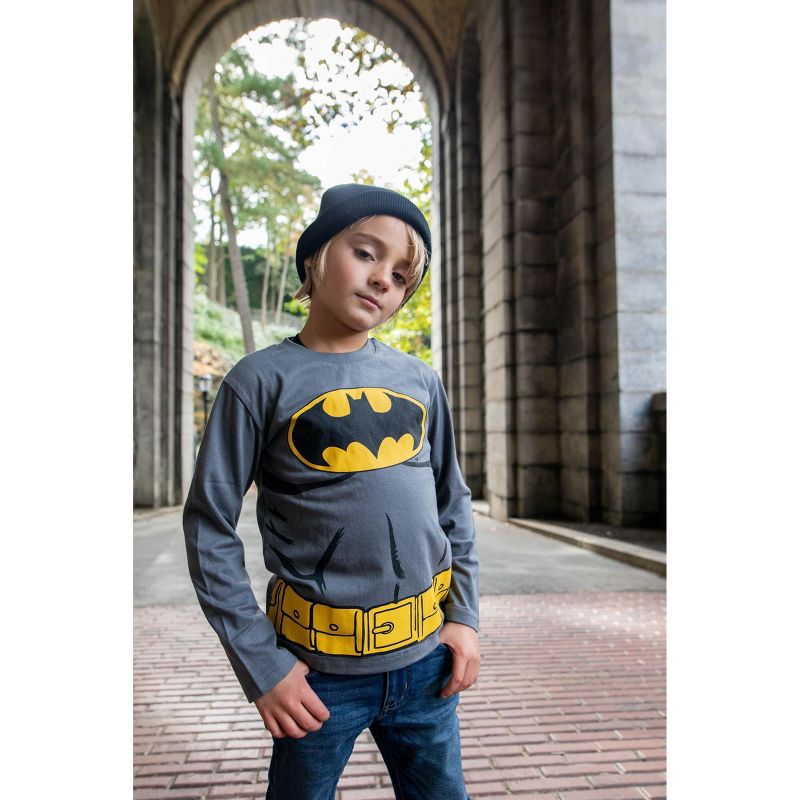 DC Comics Justice League Batman Superman The Flash 4 Pack Long Sleeve T-Shirts Toddler, 2 of 10
