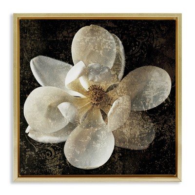 Stupell Industries Rustic Patterned Magnolia, 18" x 18"