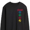 Men's - Marvel - Avengers Logos Long Sleeve Graphic T-Shirt - 2 of 4
