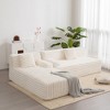 EHMKNP 110" Cloud Sectional Sofa – Modular Upholstered Couch for Living Room - 3 of 4