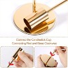 Attop Metal Gold Taper Candle Holders, 6 Pack Candlestick Holders Set for Wedding, Dinning, Party - 4 of 4