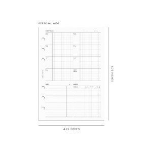 Cloth & Paper Weekly Admin Planner Inserts Monday Start - 1 of 4