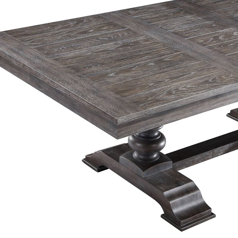 Hutchins Dining Table Washed Espresso - Steve Silver Co., 6 of 10
