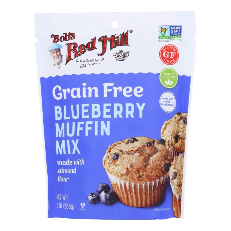 Bob's Red Mill Grain Free Blueberry Muffin Mix - Case of 5/9 oz, 2 of 7