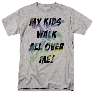 Men's Father's Day My Kids Walk All Over Me T-Shirt - 1 of 4