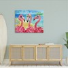 Stupell Industries Flamingo Girlfriends Tropical Coast Canvas Wall Art - 2 of 4