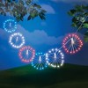 Collections Etc LED Lighted Patriotic Starburst String Lights - 2 of 2