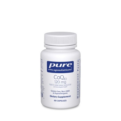 Pure Encapsulations Coq10 120 Mg - Energy, Antioxidants, Brain And ...