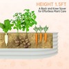 COZONY Galvanized Raised Garden Bed, Tall Metal Planter Box for Vegetables, Flowers and Herbs - 3 of 4