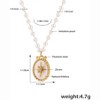 Clotth Seashell Pendant Necklaces – Summer Beach & Minimalist Gold & Stainless Steel Jewelry for Women - 3 of 4