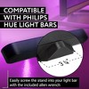 Impresa [4 Pack] Ambient Lighting Angled No-Slip Feet for Philips Hue Light Bar Mood Lighting Stand - 3.25”W - 2 of 4