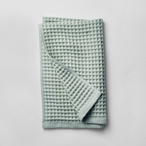 Tag Waffle Weave Dish Towel Light Green