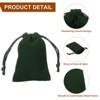 Unique Bargains Velvet Reusable Soft Jewelry Headphone Candy Drawstring Gift Bags 20 Pcs - 4 of 4