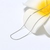 Bamboo Style Necklace Chain for Women or Men Sterling Silver Ginger Lyne Collection - 2 of 4