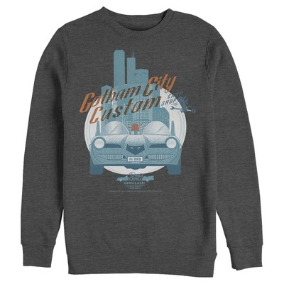 Men's Batman Custom Batmobile Sweatshirt
