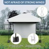 Garvee 10'x10' Outdoor Canopy Tent with Sidewall, Pop up Canopy with Vented Roof, Portable Instant Camping Beach Canopy Tents - 4 of 4