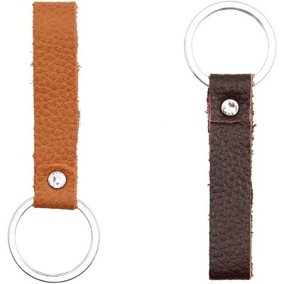 Belt Key Holder Metal Keychain with Removable Keyring and Chain