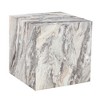 LIVAREEmlen Elevate your living space with this modern MDF coffee table,which showcases gray textured patterns.It is characterized by stylish design - 2 of 4