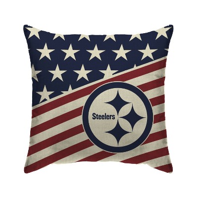 NFL Pittsburgh Steelers Americana Decorative Throw Pillow