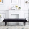 AndMakers 63.2 in. Black Velvet Twin Size Sofa Bed - 3 of 4